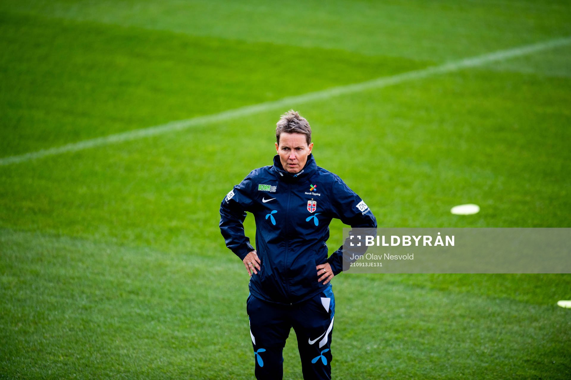 Lena Tyriberget, assistant coach of the Norwegian women's