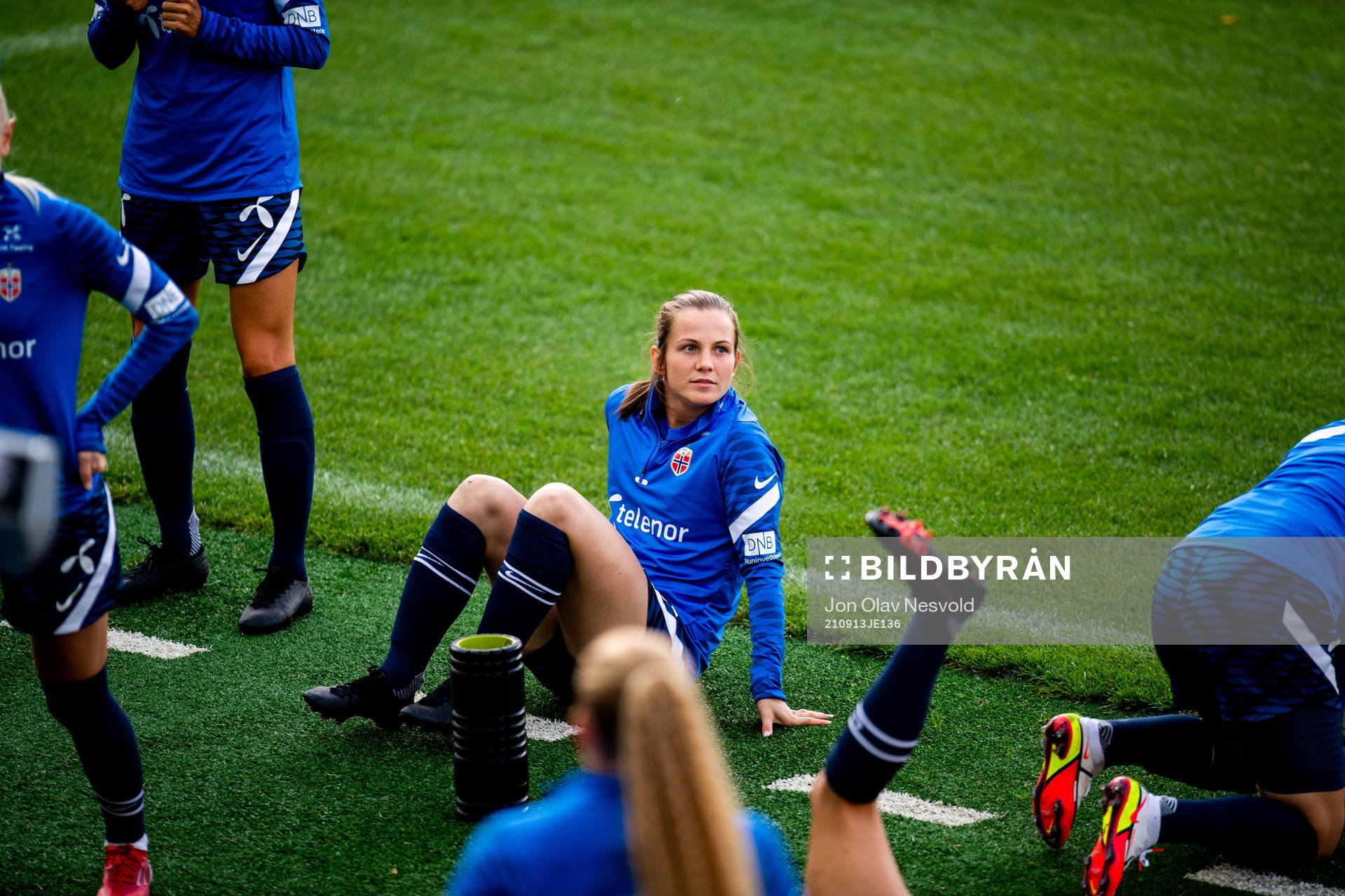 Tuva Hansen of the Norwegian women's national football team