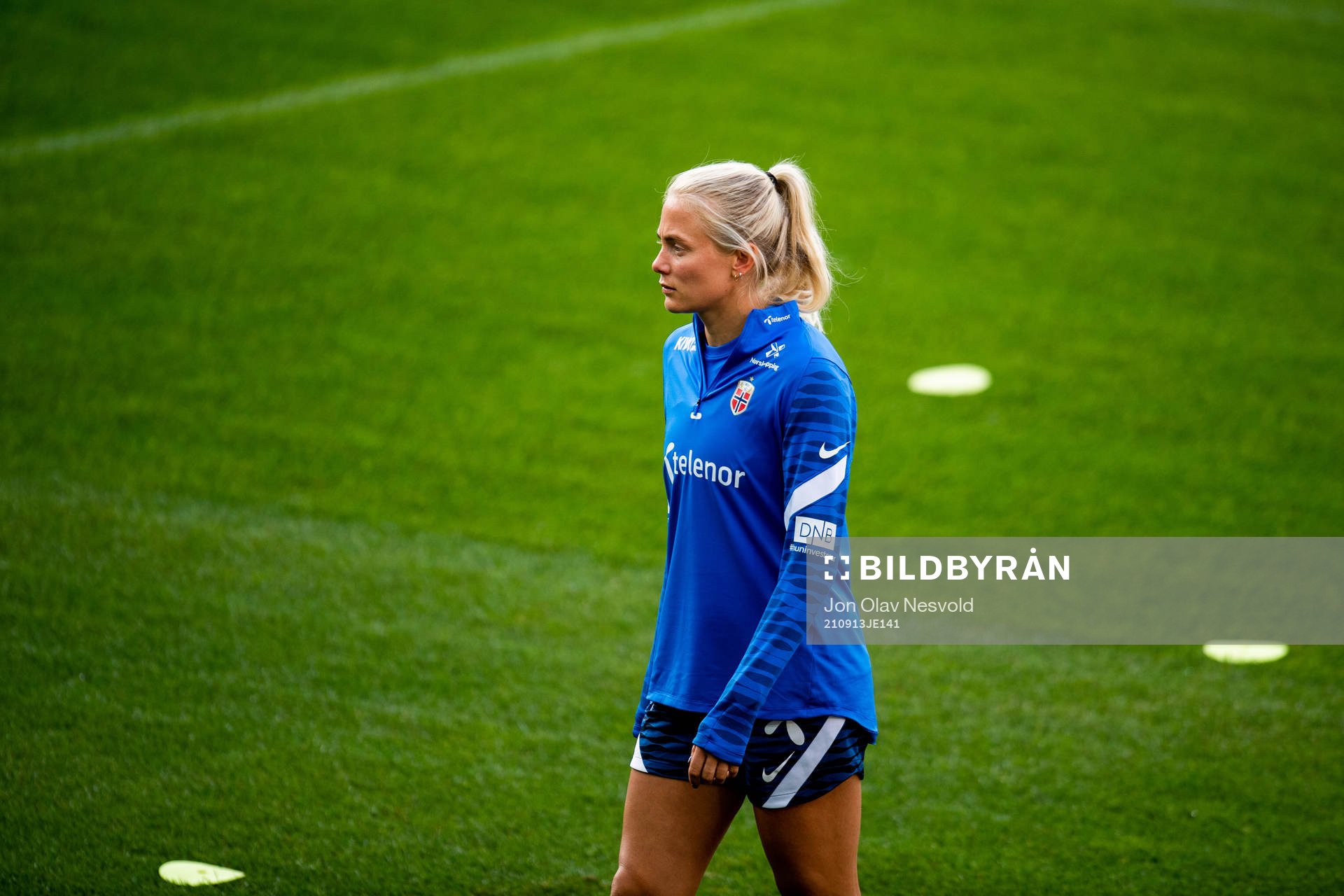 Guro Bergsvand of the Norwegian women's national football