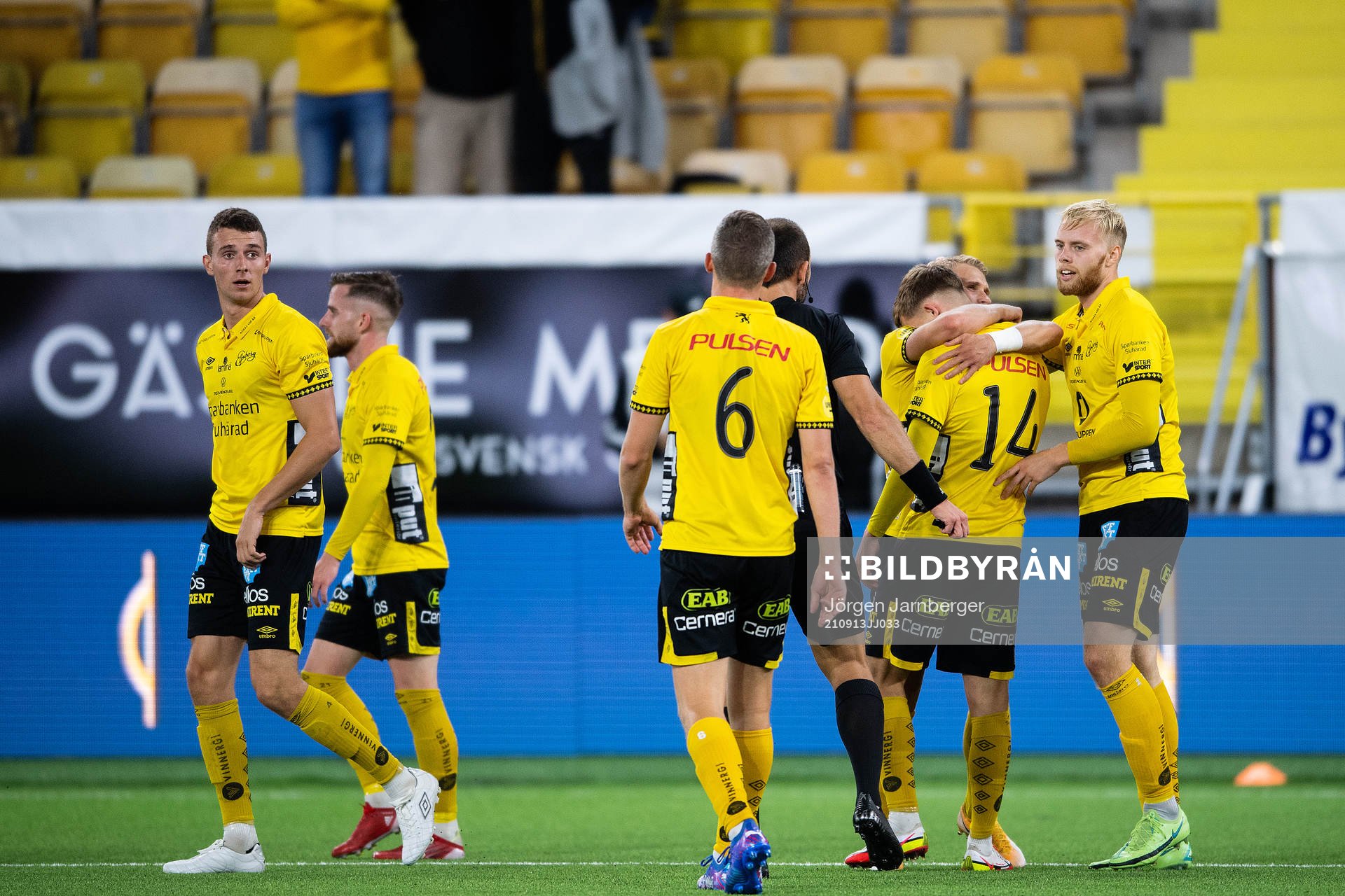 Elfsborgs Sveinn Aron Gudjohnsen jublar
