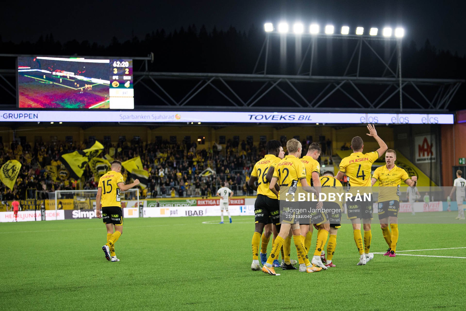 Elfsborgs spelare jublar