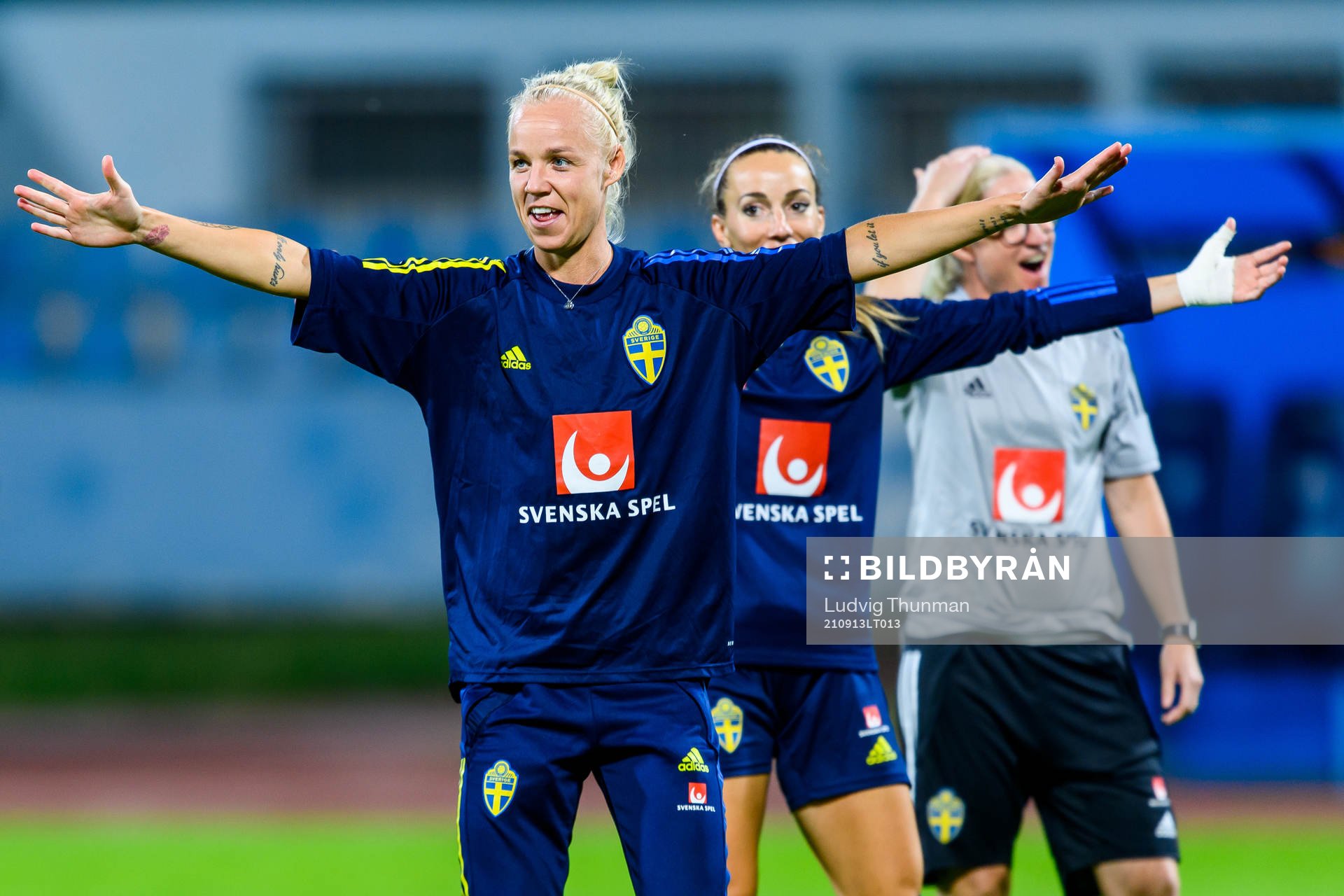 Caroline Seger of the Swedish women's national football team