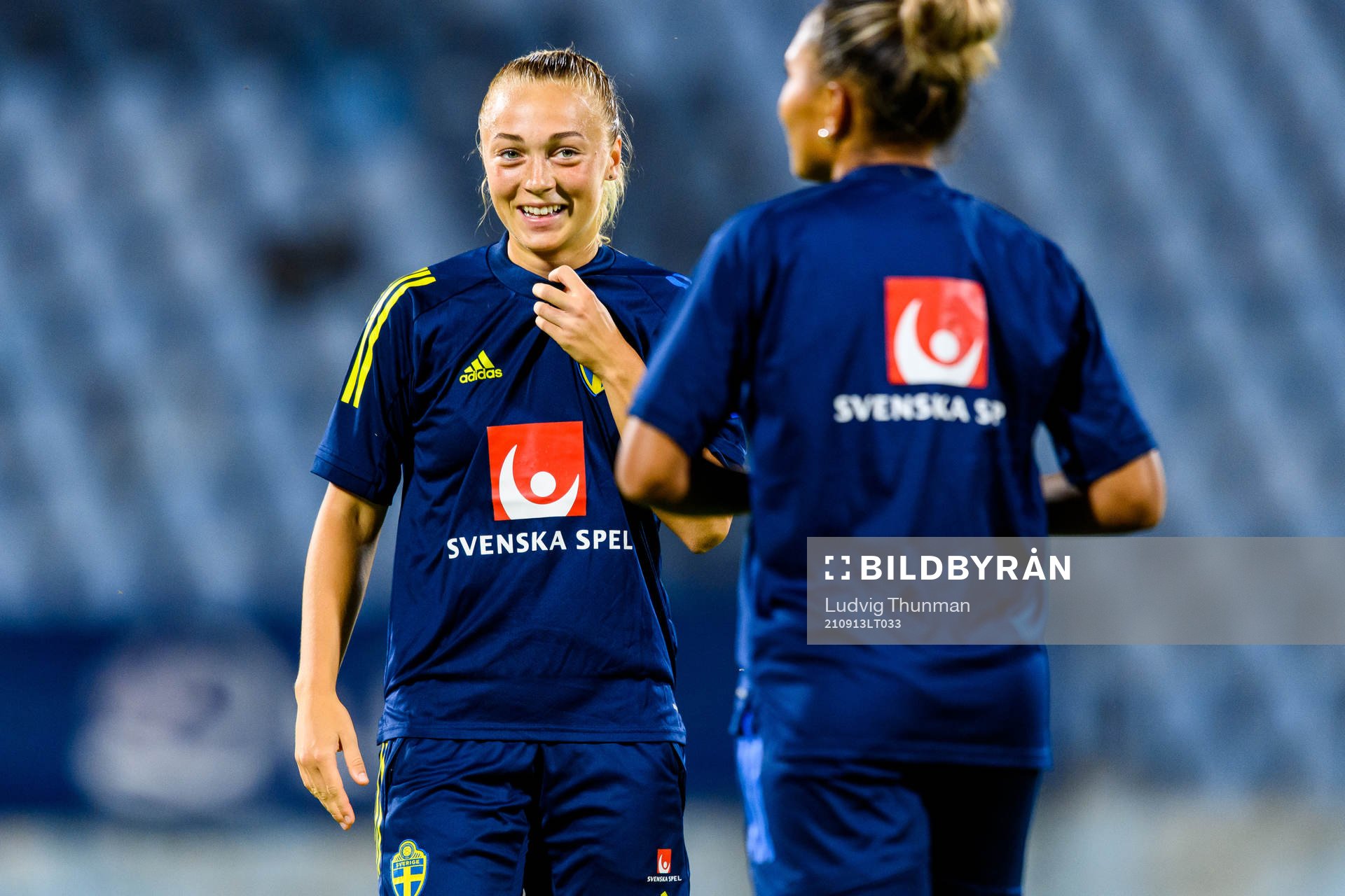 Hanna Bennison of the Swedish women's national football team