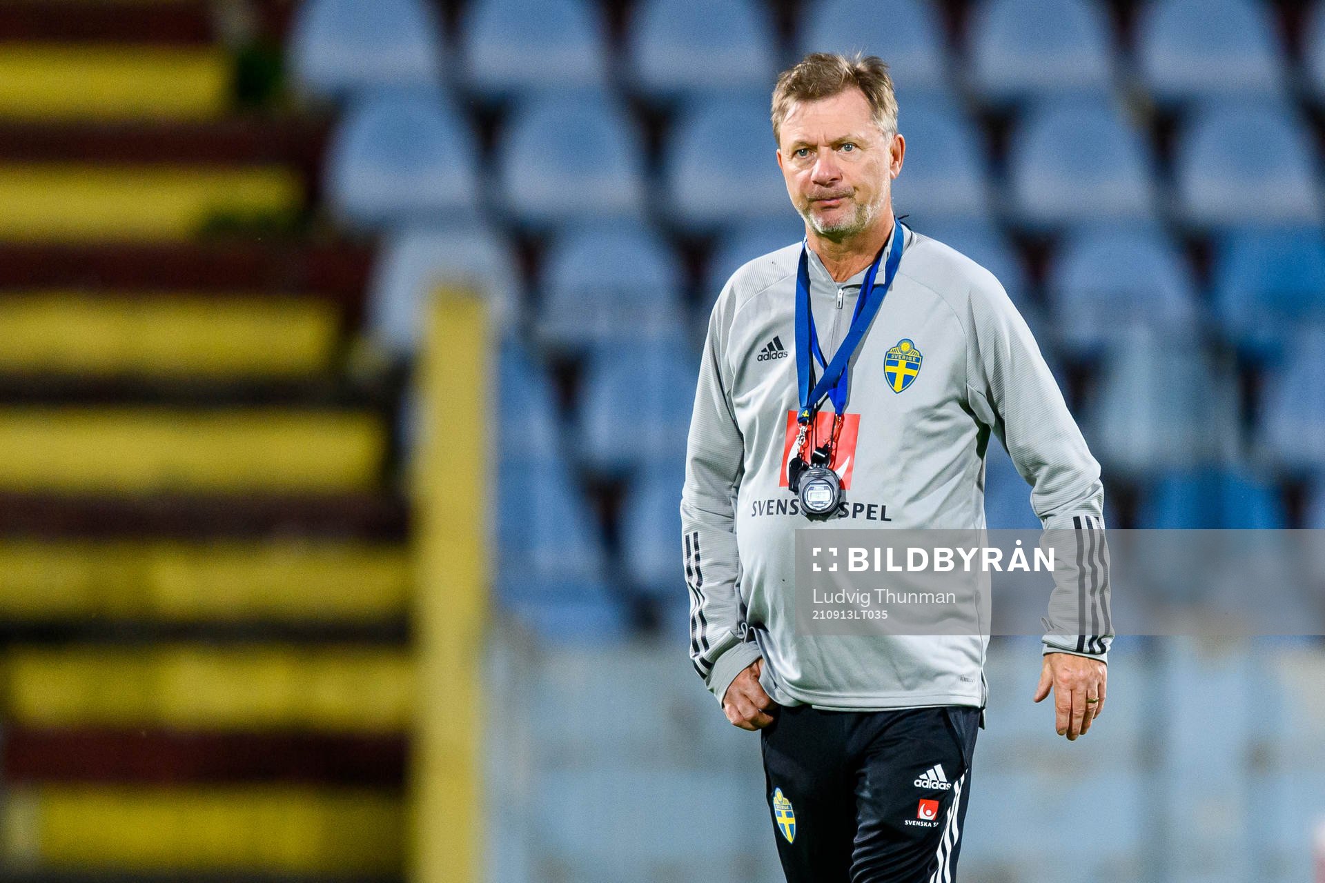 Peter Gerhardsson, head coach of the Swedish women's
