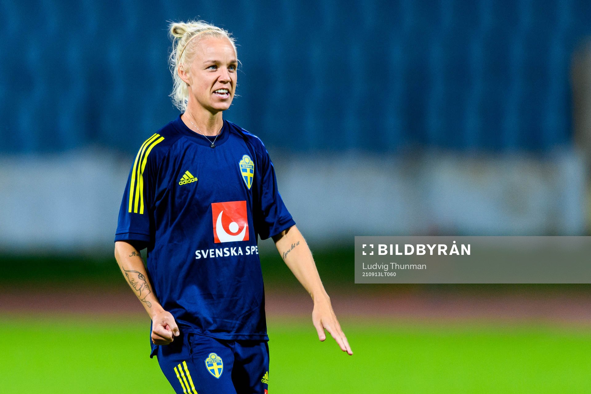 Caroline Seger of the Swedish women's national football team