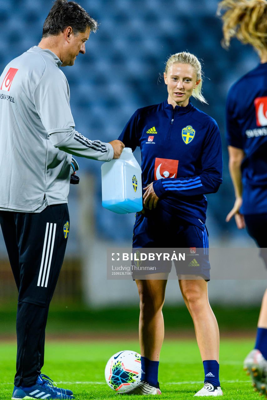 Rebecka Blomqvist of the Swedish women's national football