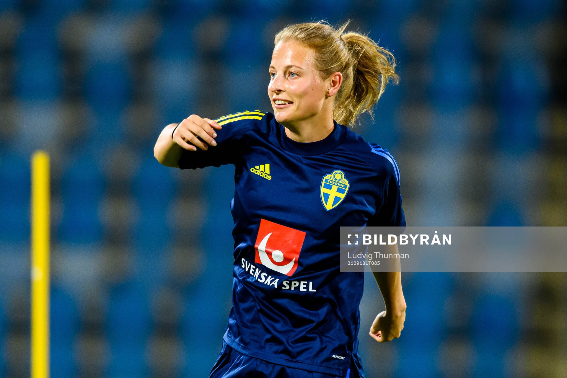 Anna Anvegård of the Swedish women's national football team