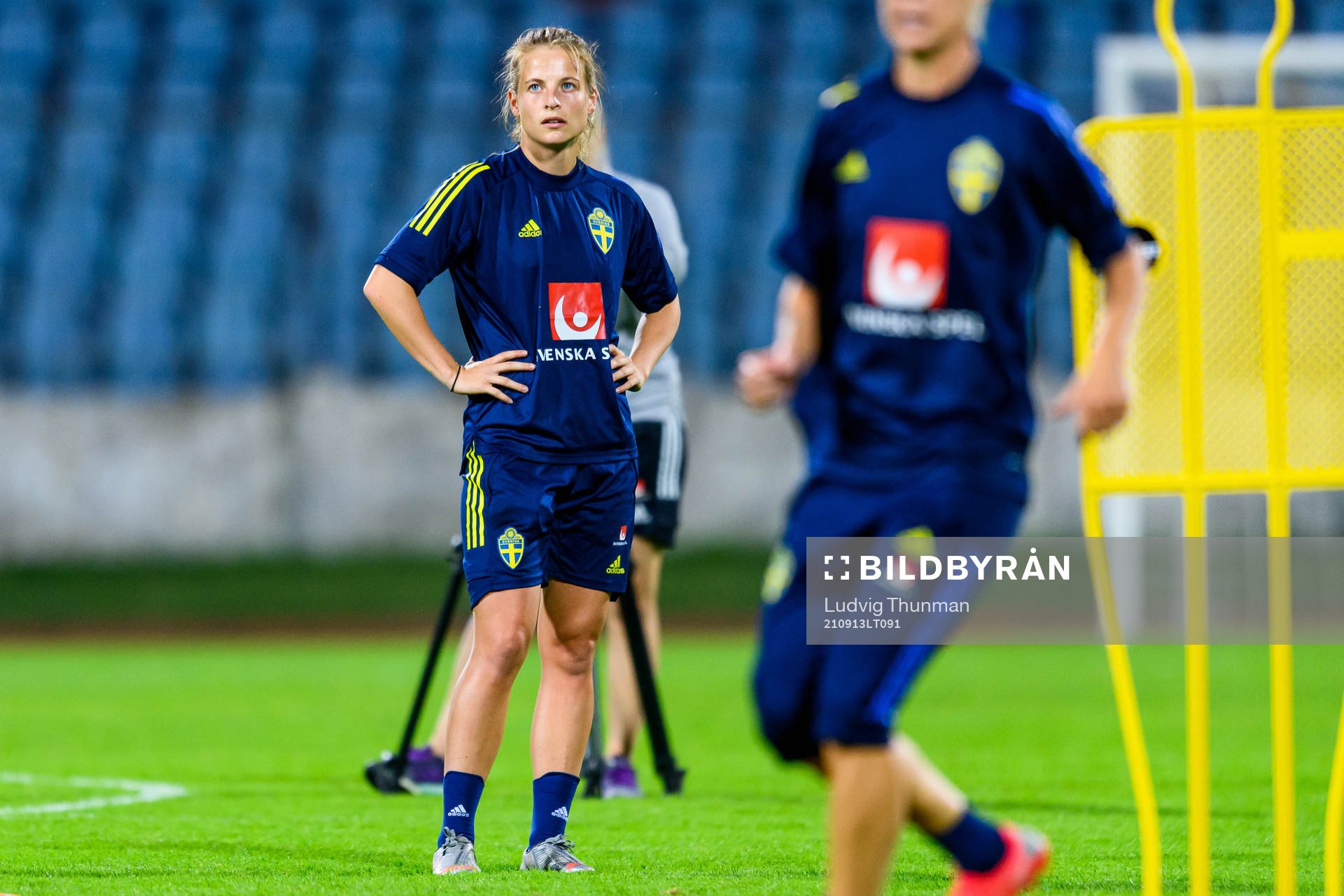 Anna Anvegård of the Swedish women's national football team