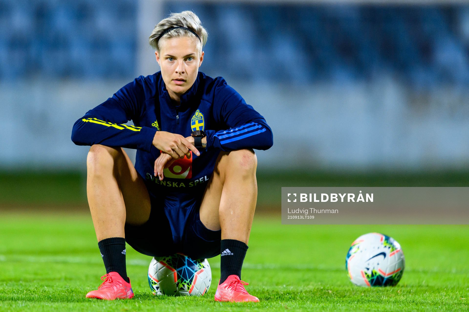 Lina Hurtig of the Swedish women's national football team
