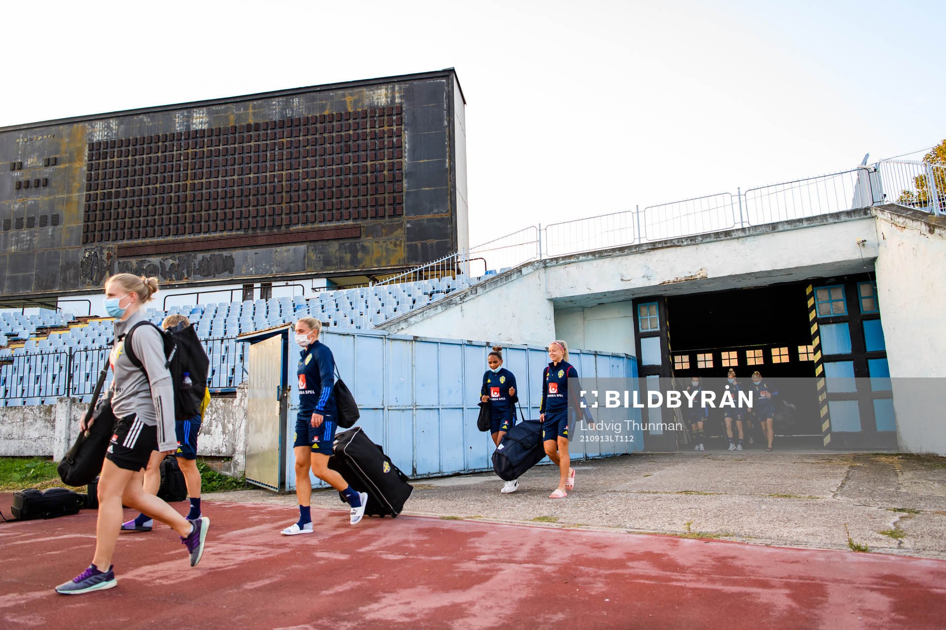 Players of the Swedish women's national football team