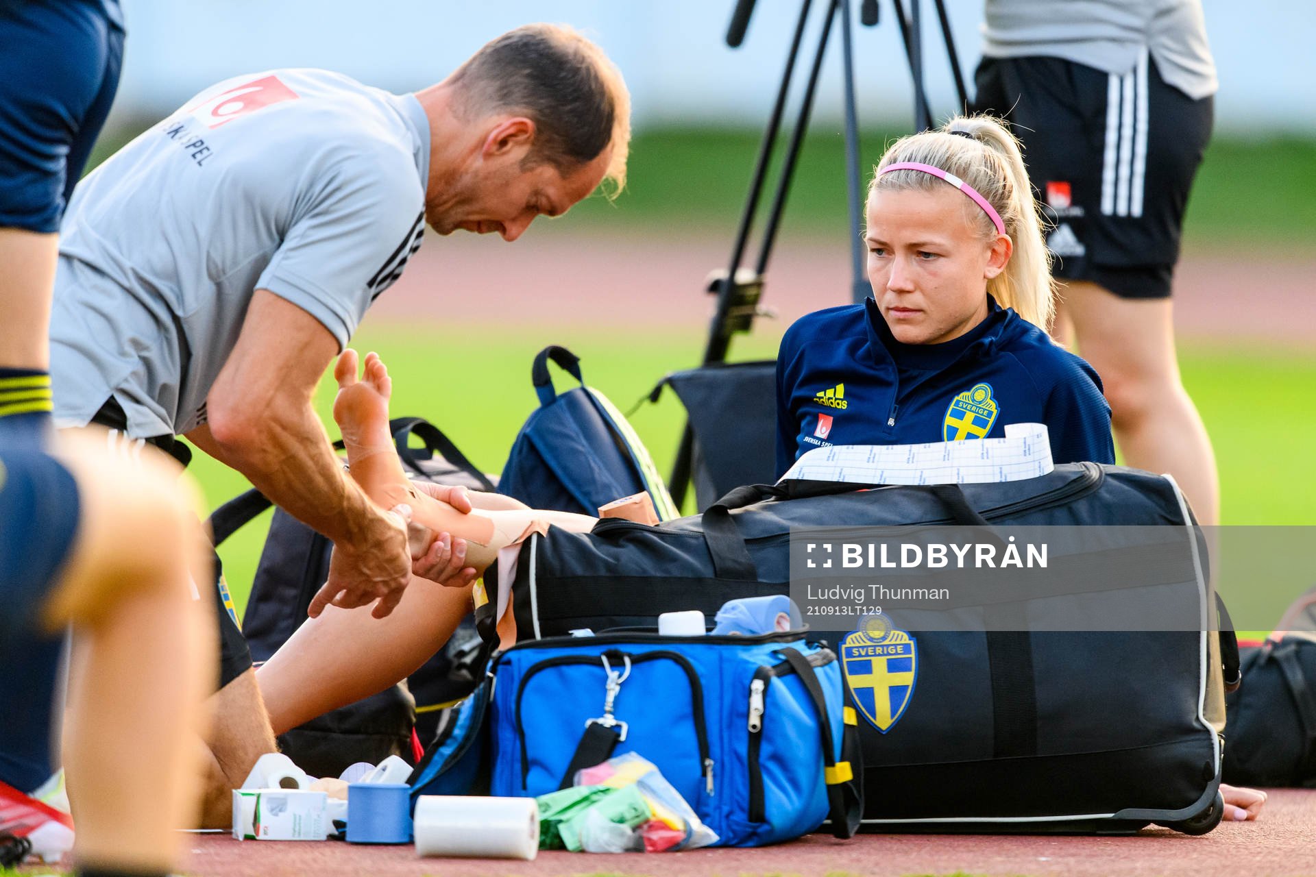 Hanna Glas of the Swedish women's national football team
