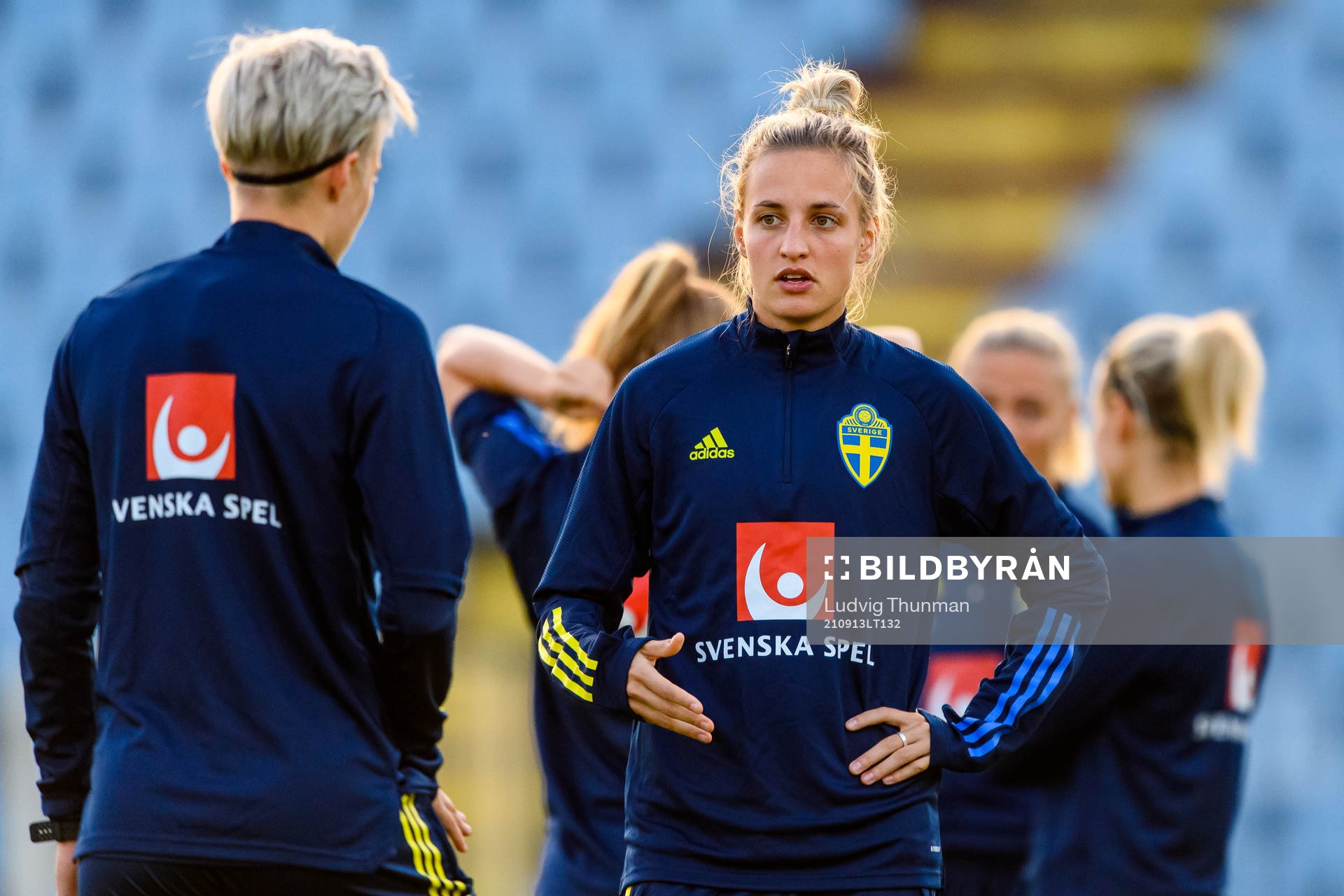 Nathalie Björn of the Swedish women's national football