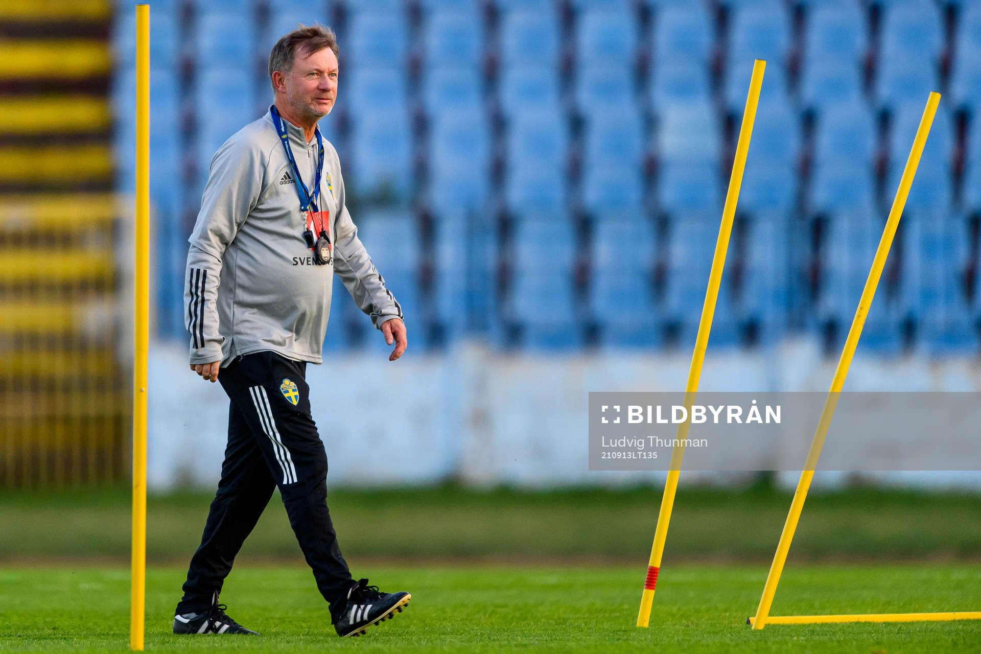 Peter Gerhardsson, head coach of the Swedish women's
