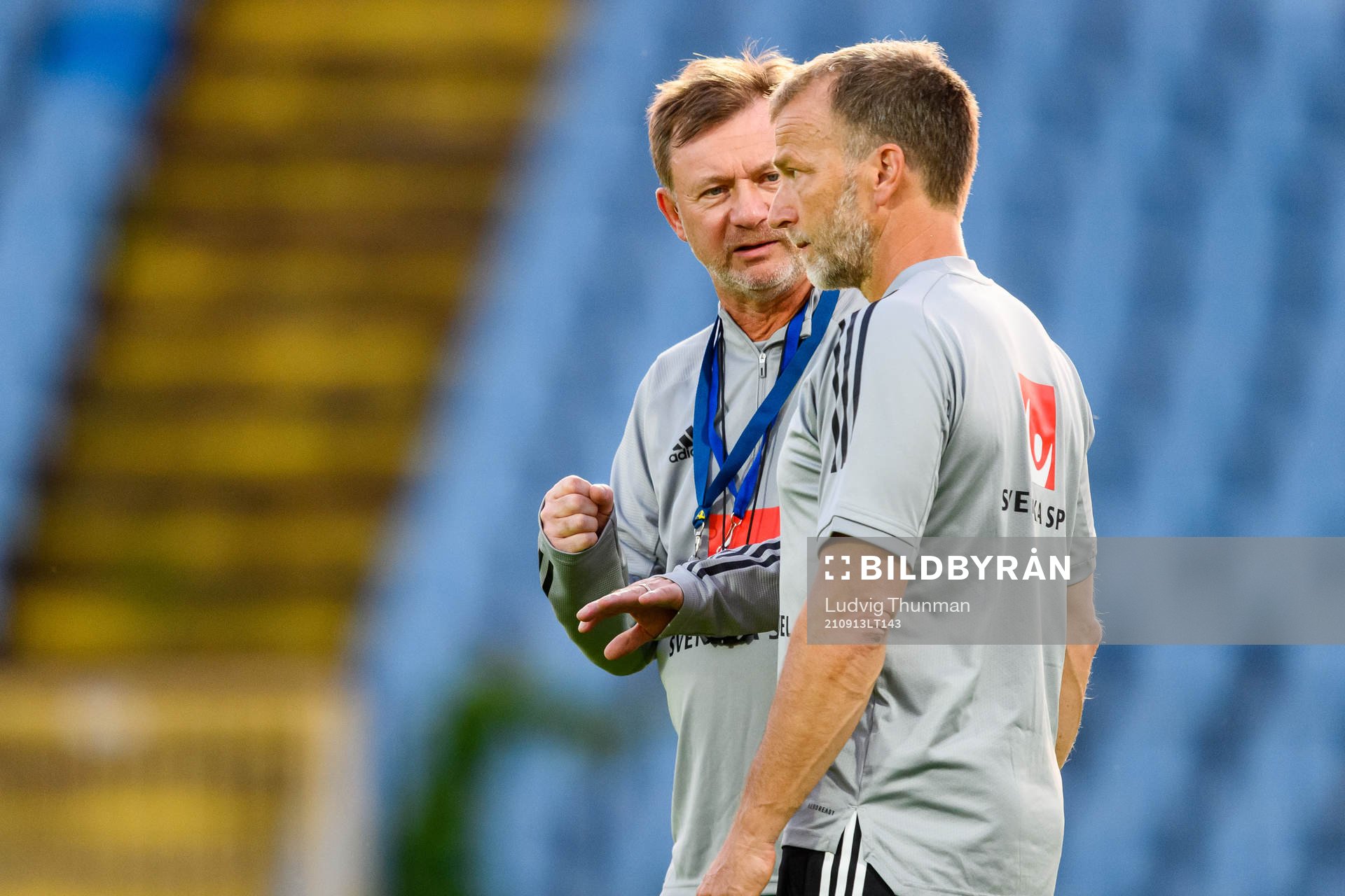 Peter Gerhardsson, head coach and Pontus Ekblom, physio of