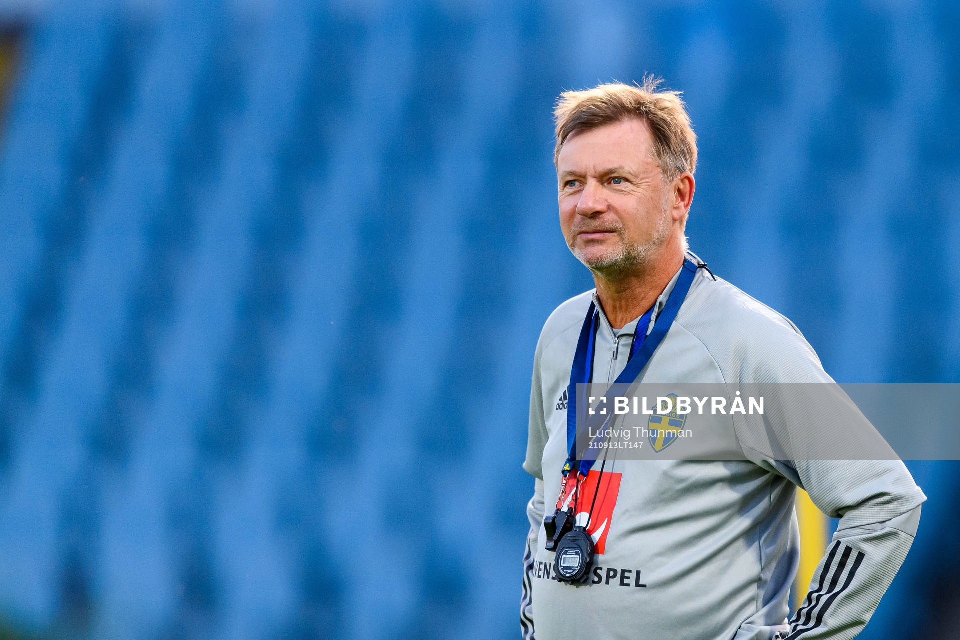 Peter Gerhardsson, head coach of the Swedish women's