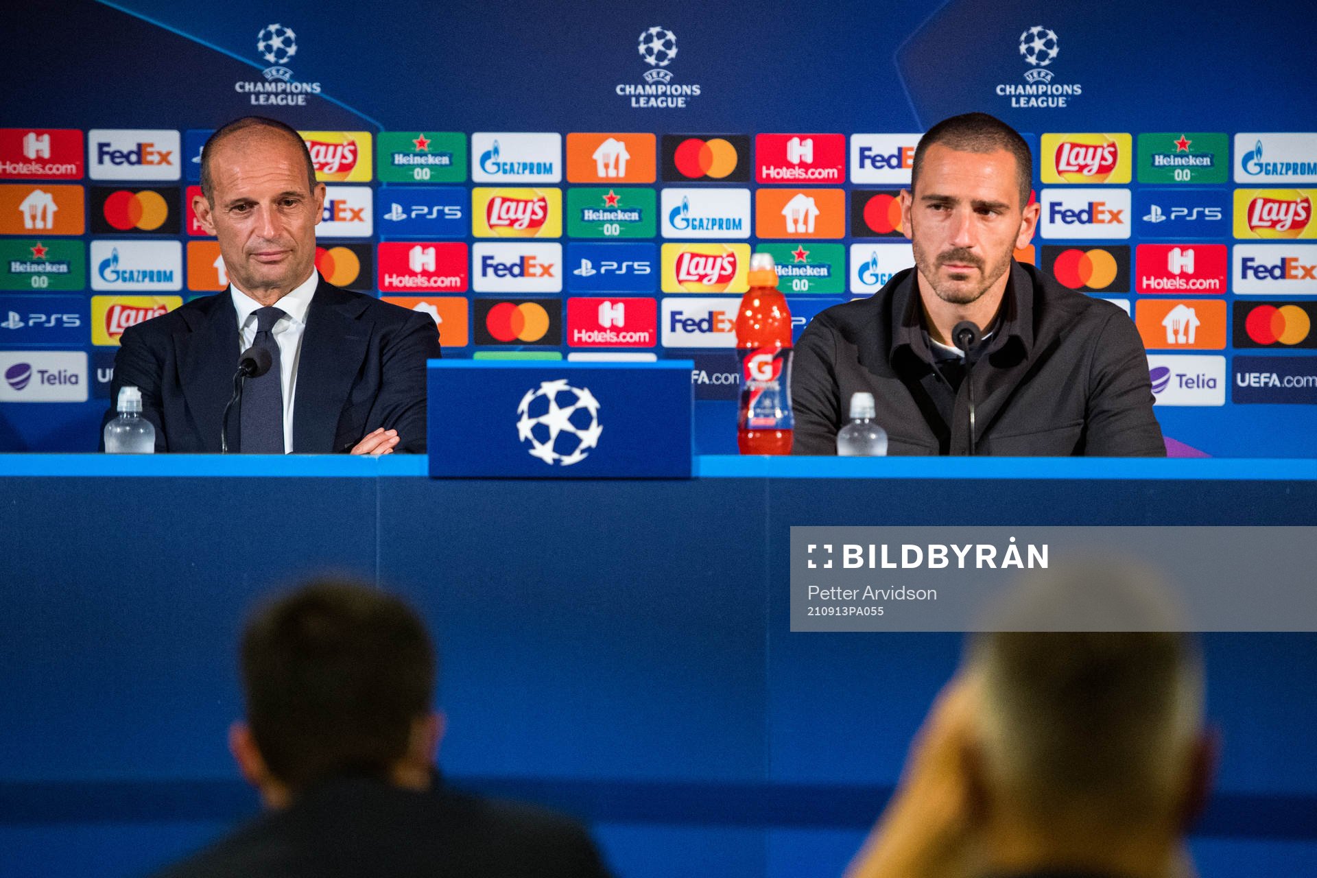 Massimiliano Allegri, head coach and Leonardo Bonucci