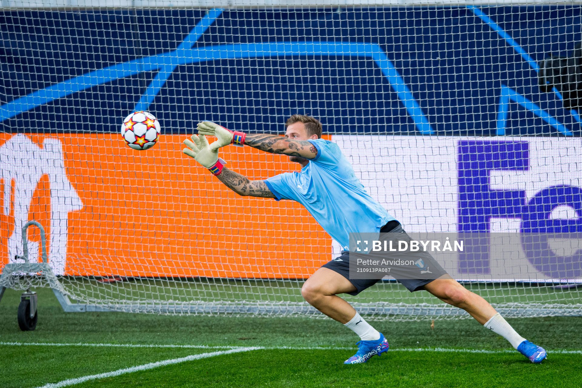 Goalkeeper Johan Dahlin