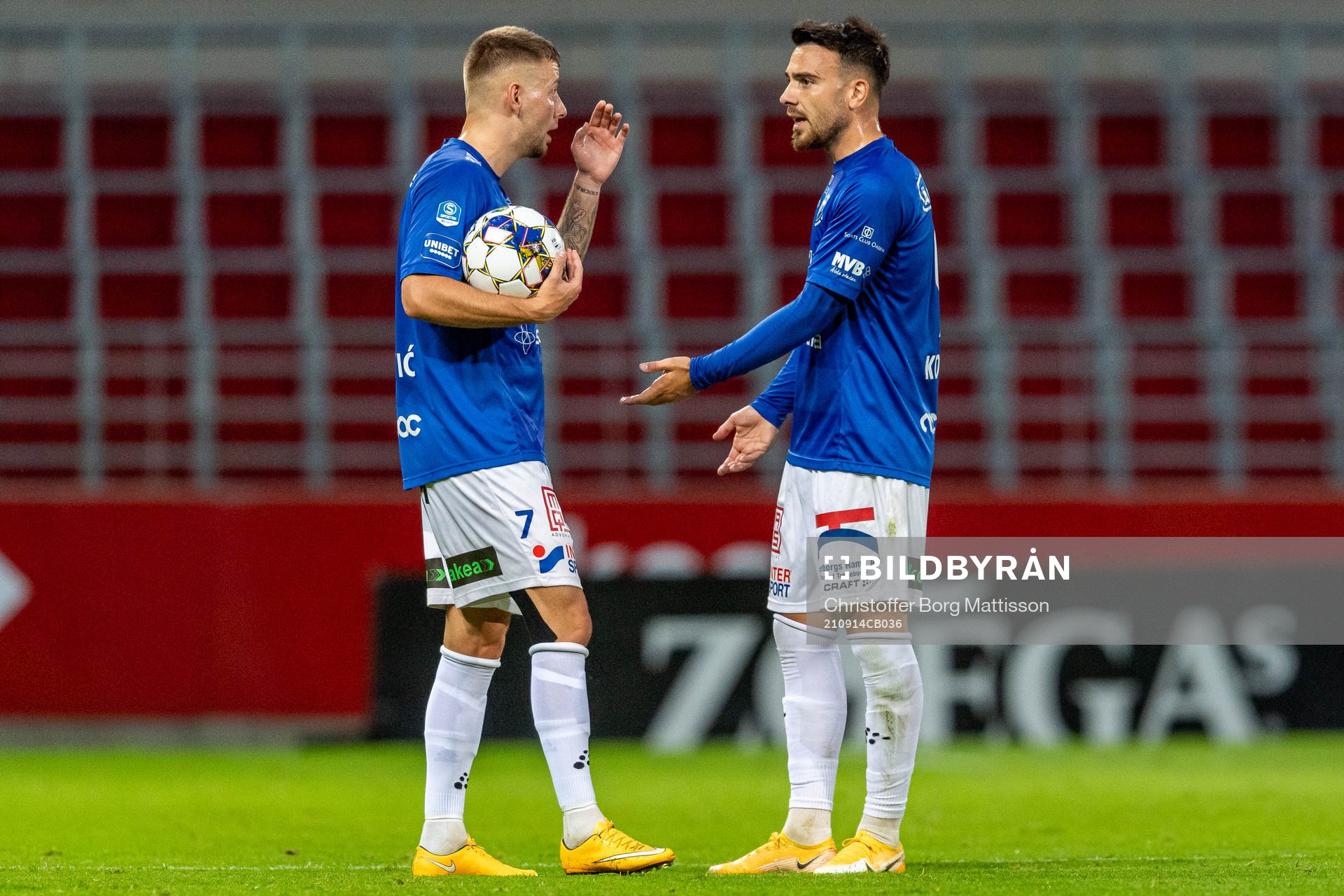 Trelleborgs Petar Petrovic och Dzenis Kozica
