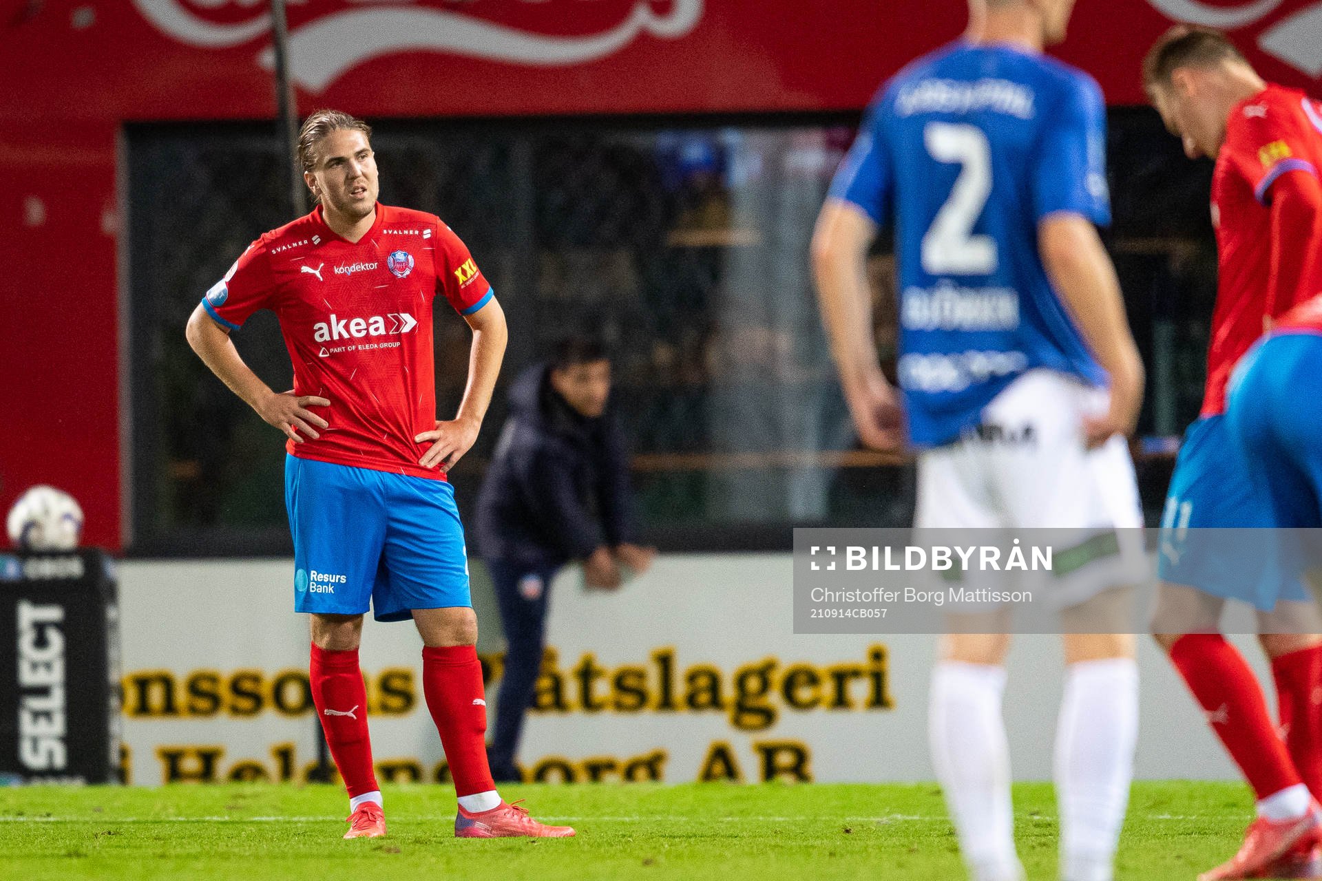 Helsingborgs Charlie Weberg deppar