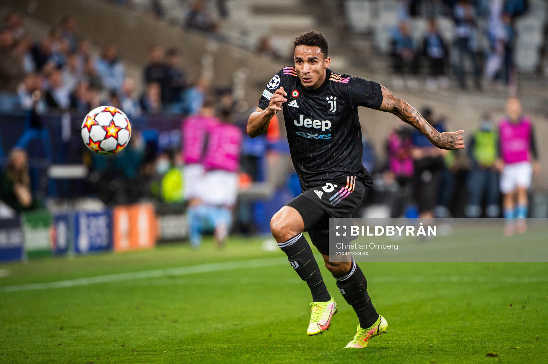 Luiz Da Silva Danilo of Juventus during the UEFA Champions League football match between Malmö FF and Juventus on September 14, 2021 in Malmö. 