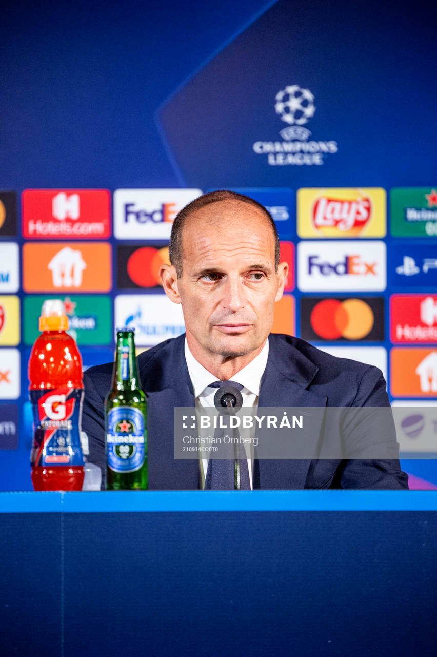 Head coach Massimiliano Allegri of Juventus