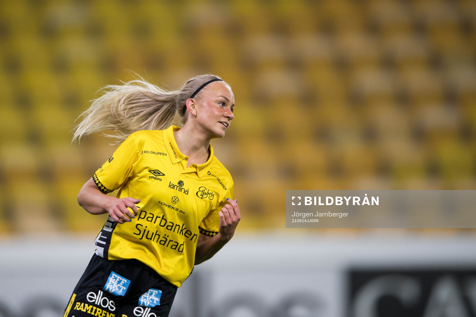 Elfsborgs Matilda Ståhlbom Karlsson jublar
