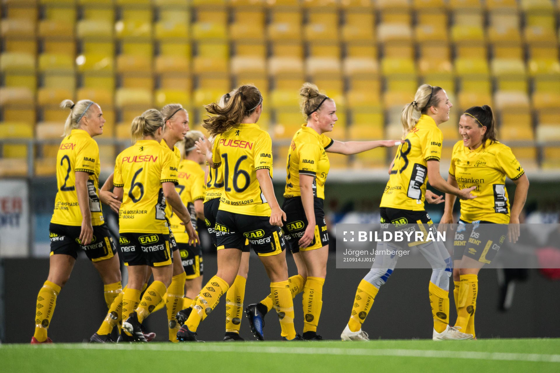 Elfsborgs spelare jublar