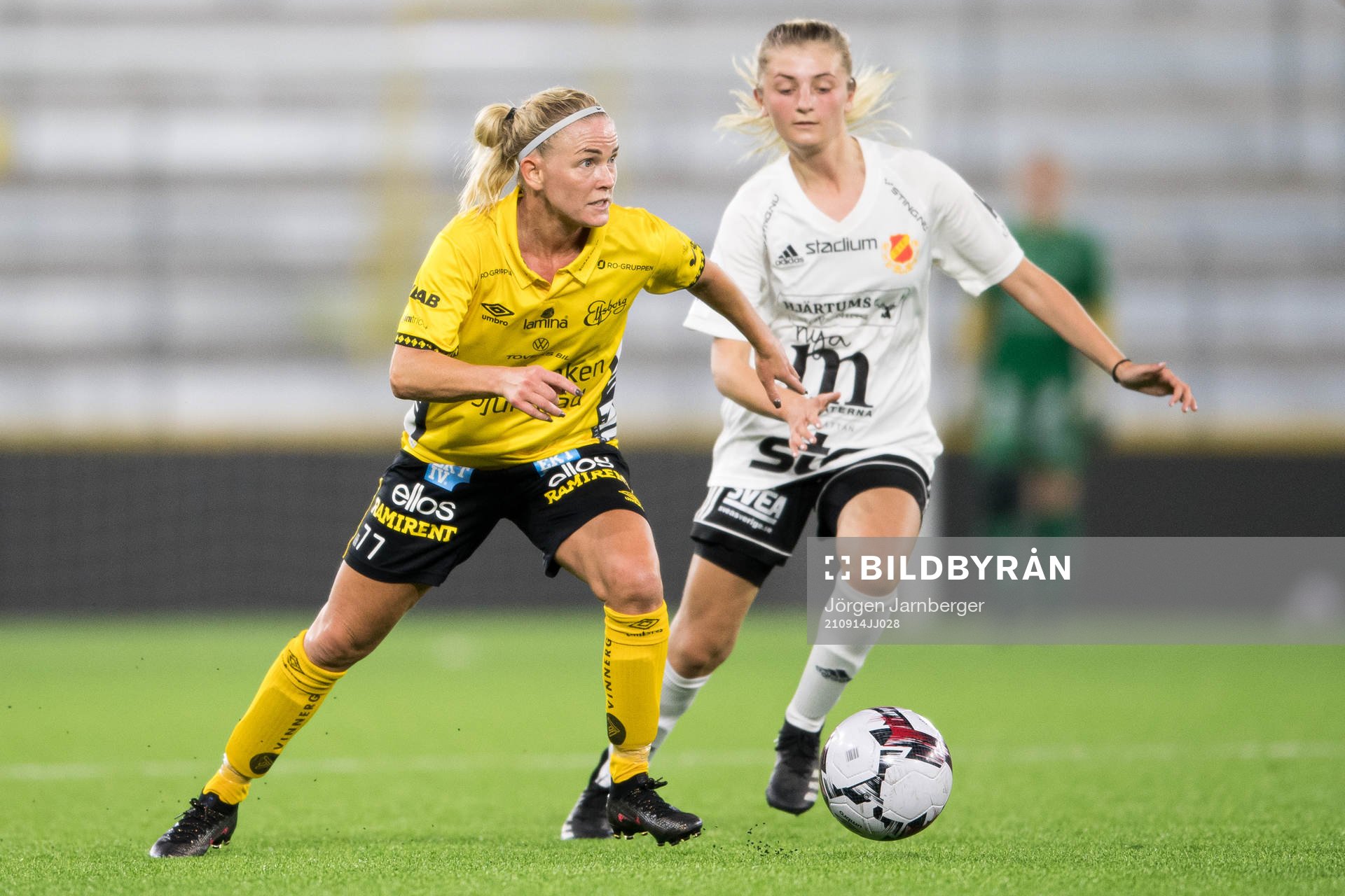 Elfsborgs Sara Jardving och Skoftebyns Maja Eriksson