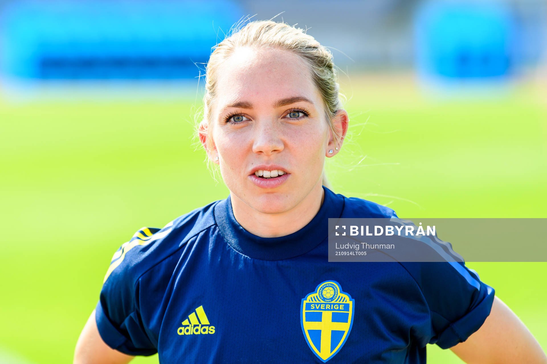 Elin Rubensson of the Swedish women's national football