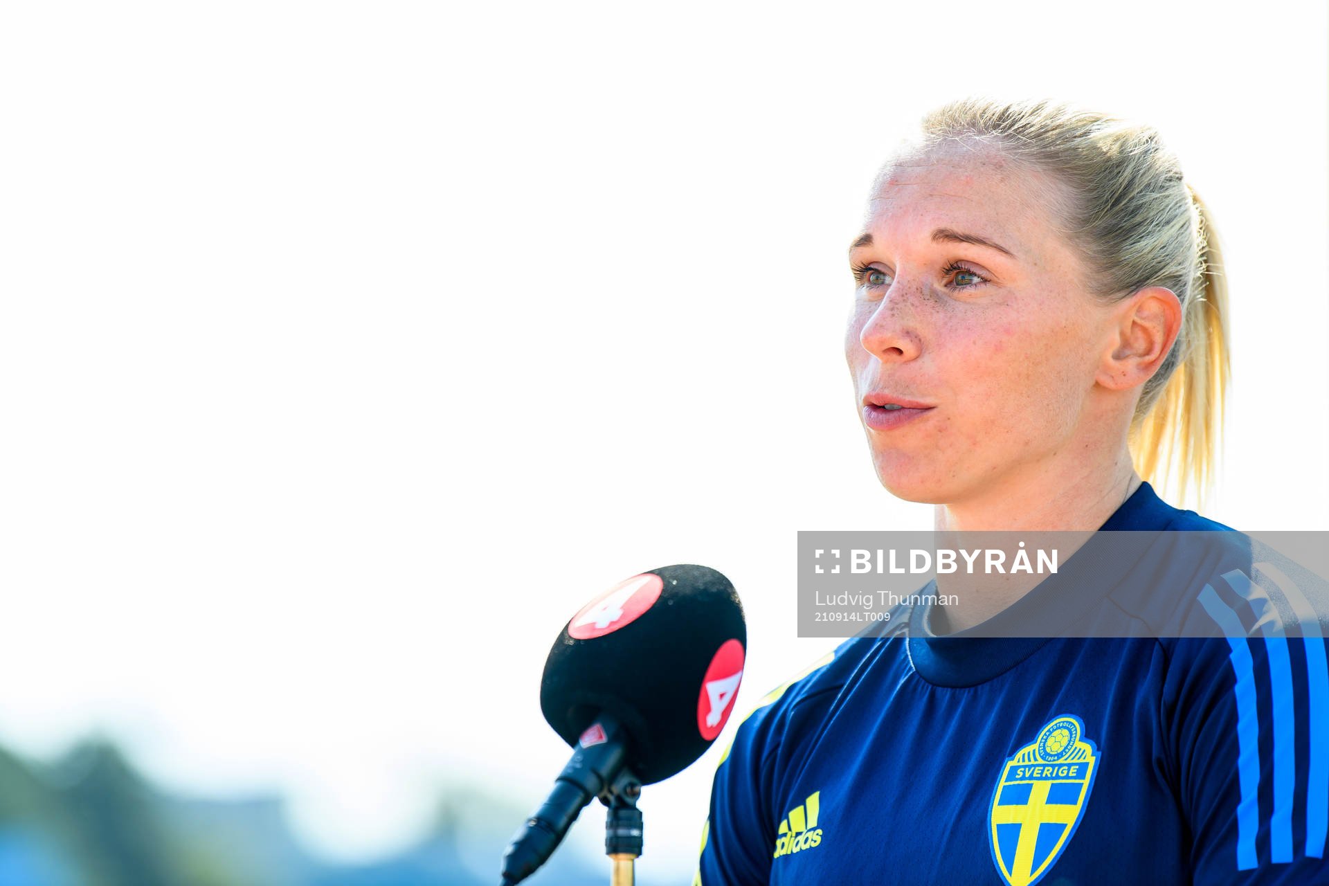 Jonna Andersson of the Swedish women's national football