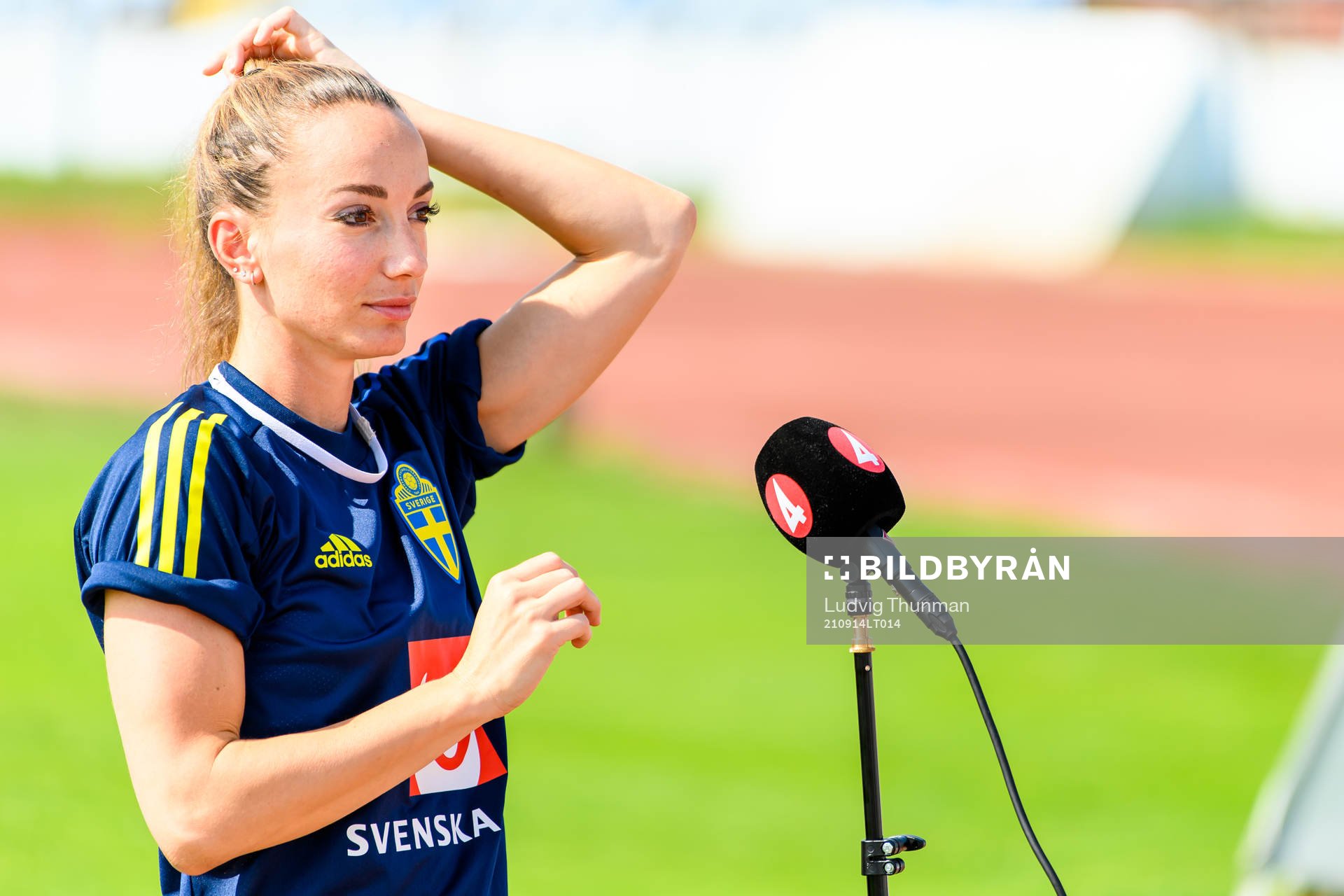 Kosovare Asllani of the Swedish women's national football