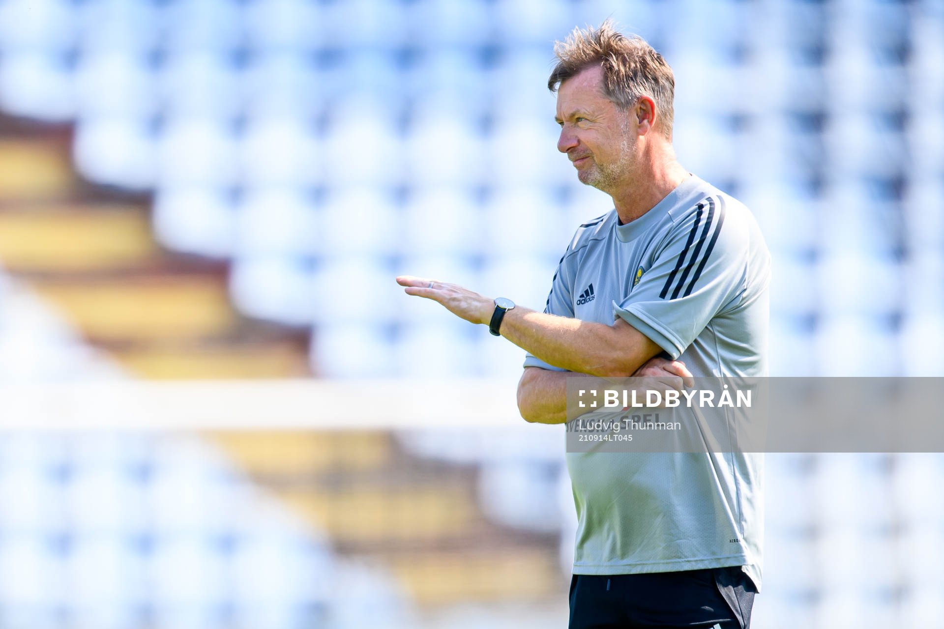 Peter Gerhardsson, head coach of the Swedish women's