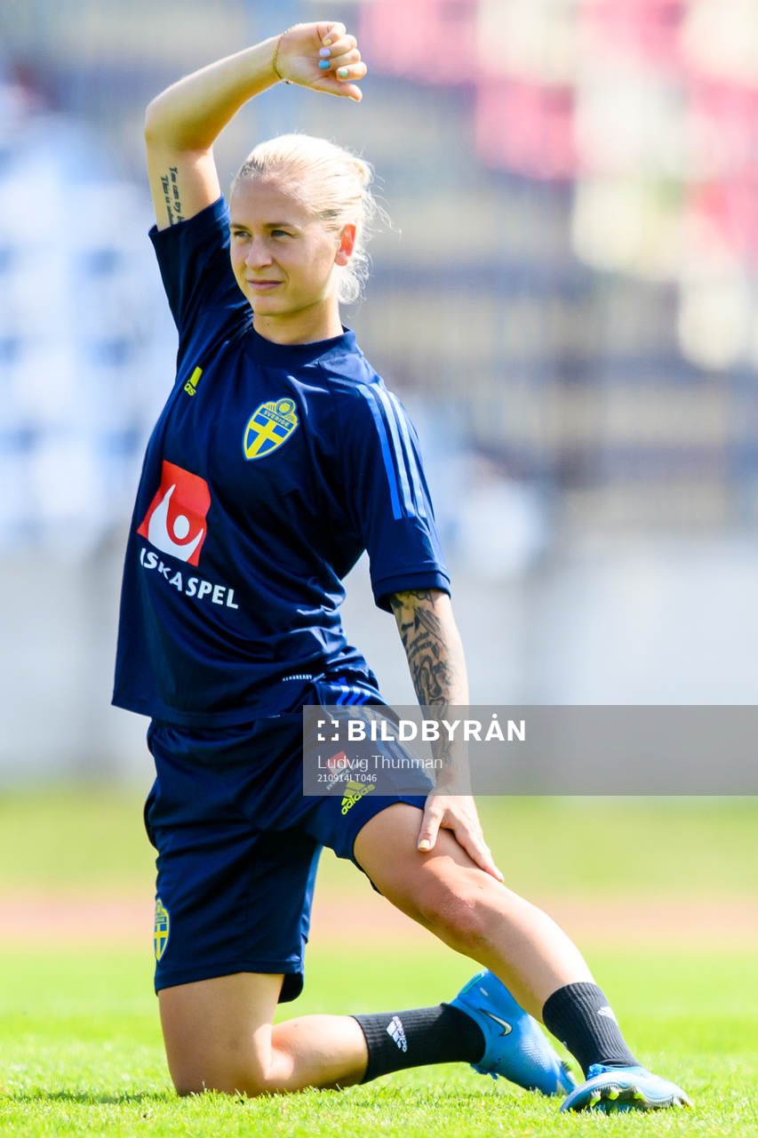 Filippa Curmark of the Swedish women's national football