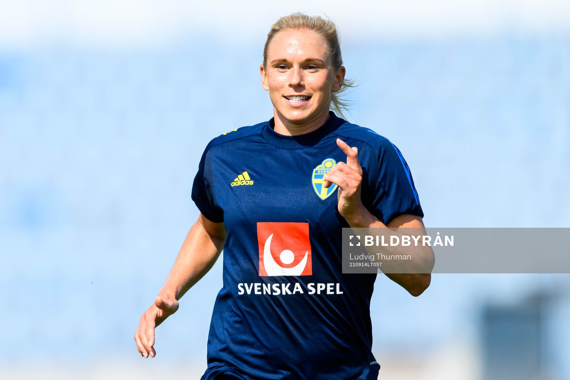 Jonna Andersson of the Swedish women's national football