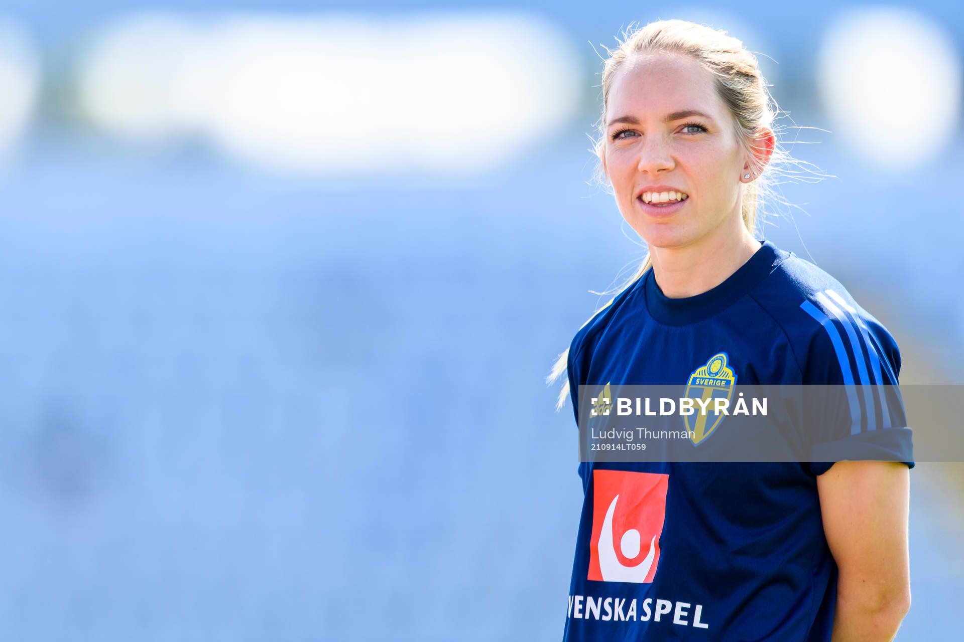 Elin Rubensson of the Swedish women's national football team