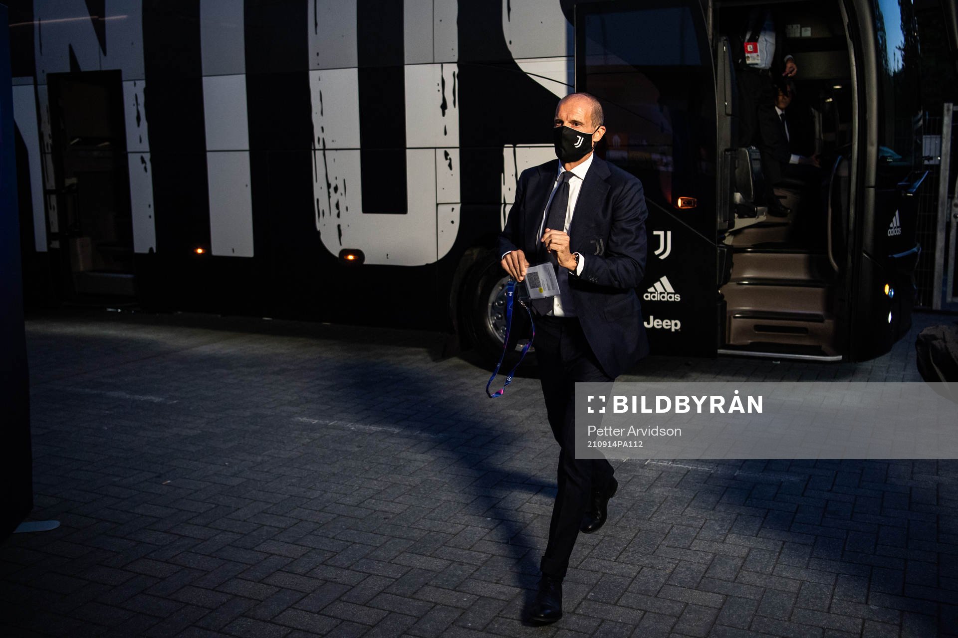 Head coach Massimiliano Allegri of Juventus arrive