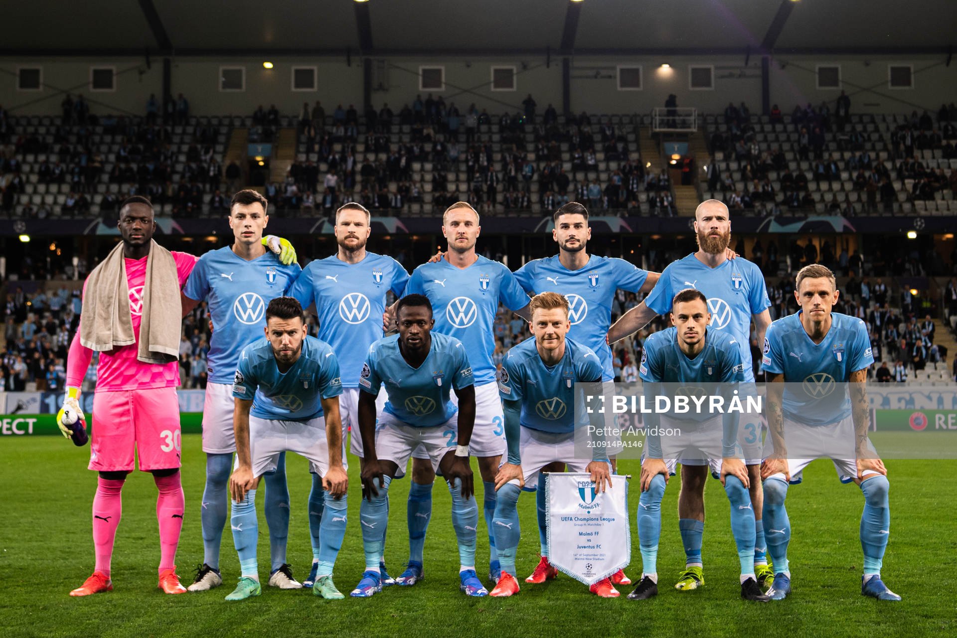 The starting eleven of Malmö FF