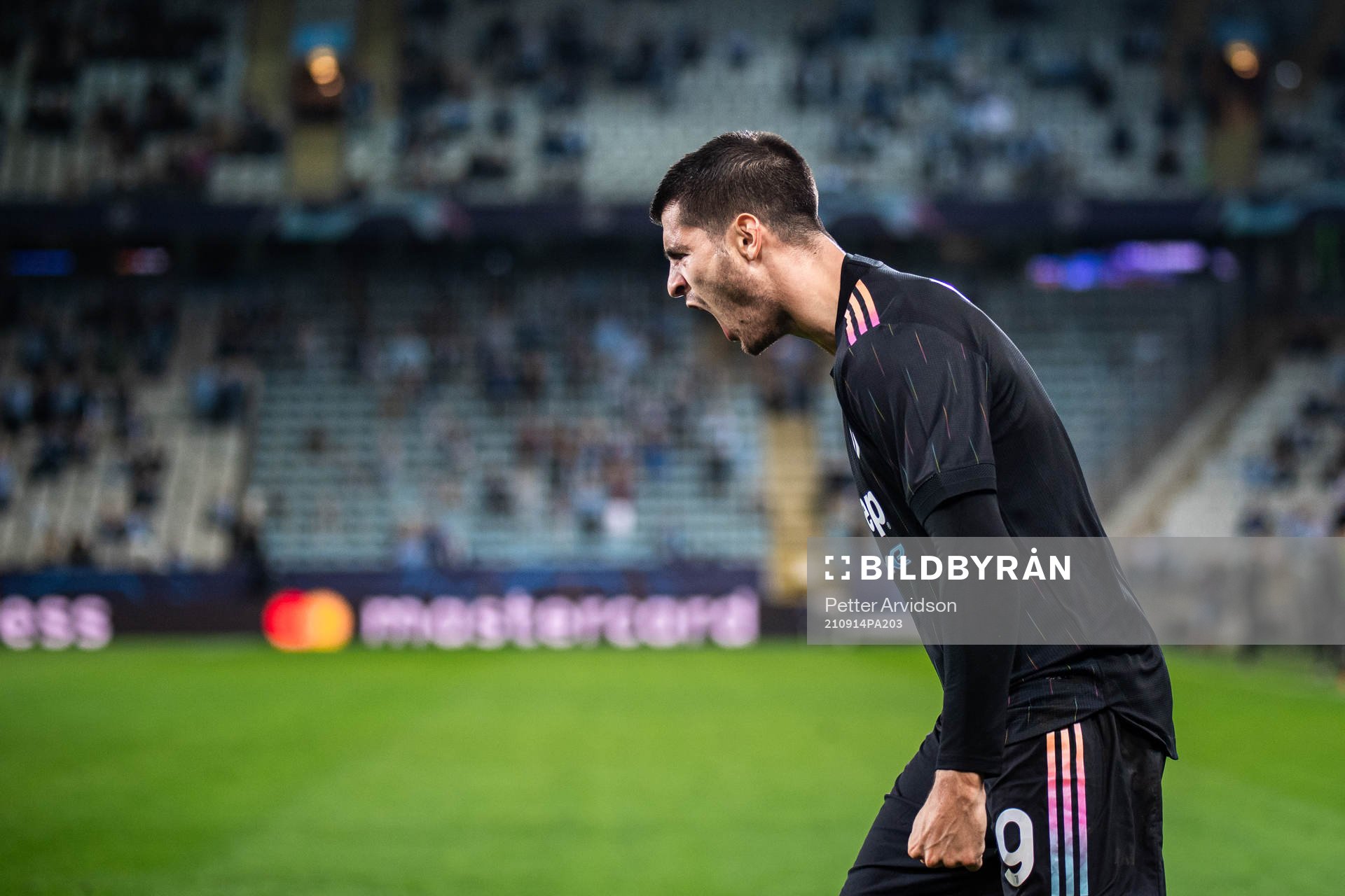 Alvaro Morata of Juventus celebrates