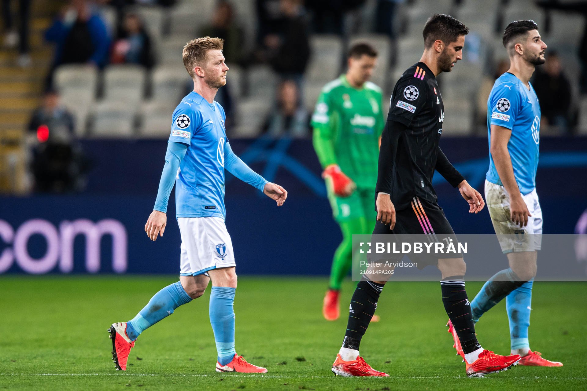 Anders Christiansen of Malmö FF looks dejected