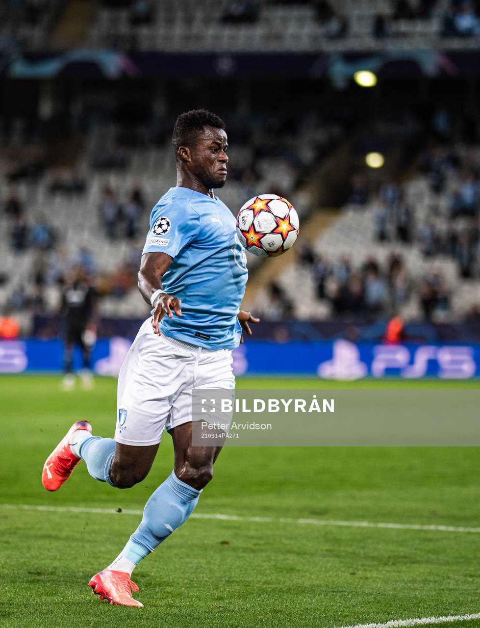 Malik Abubakari of Malmö FF