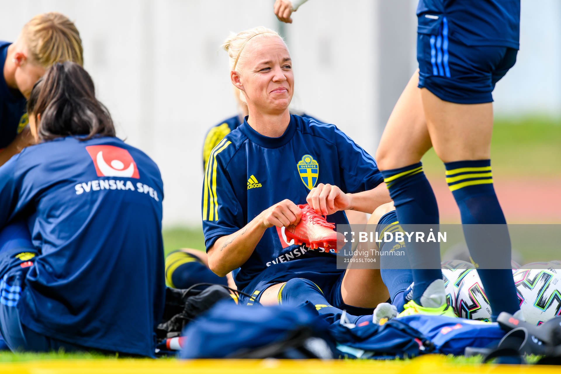 Caroline Seger of the Swedish women's national football team
