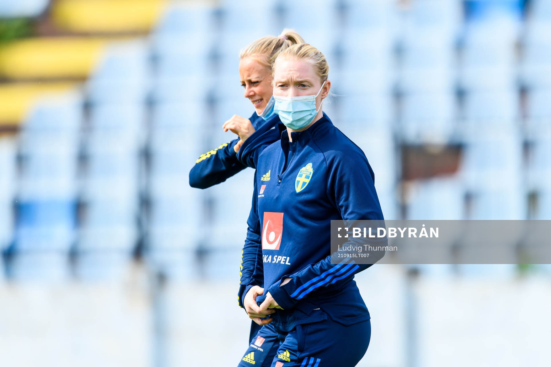 Goalkeeper Hedvig Lindahl of the Swedish women's national