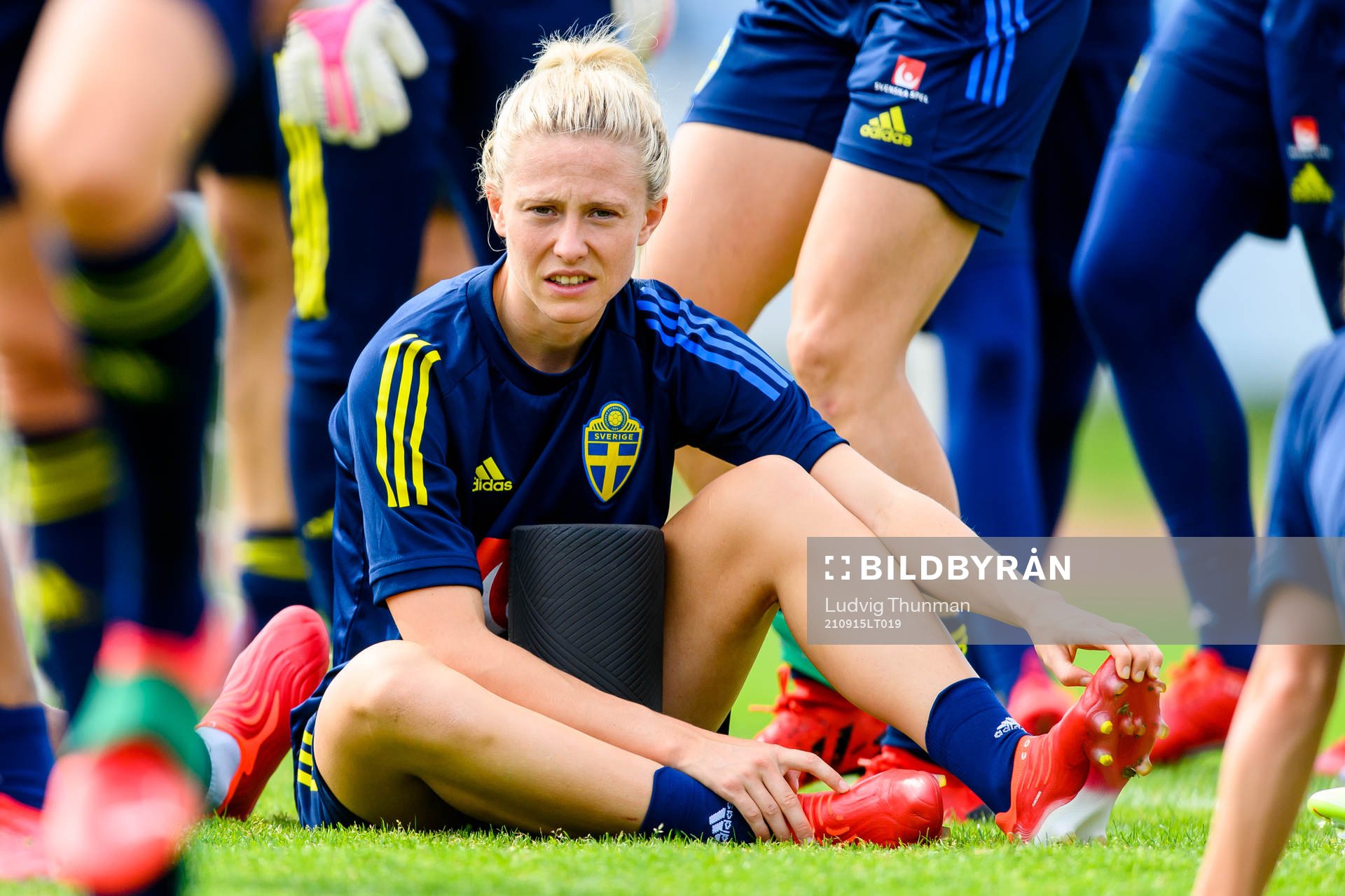 Rebecka Blomqvist of the Swedish women's national football
