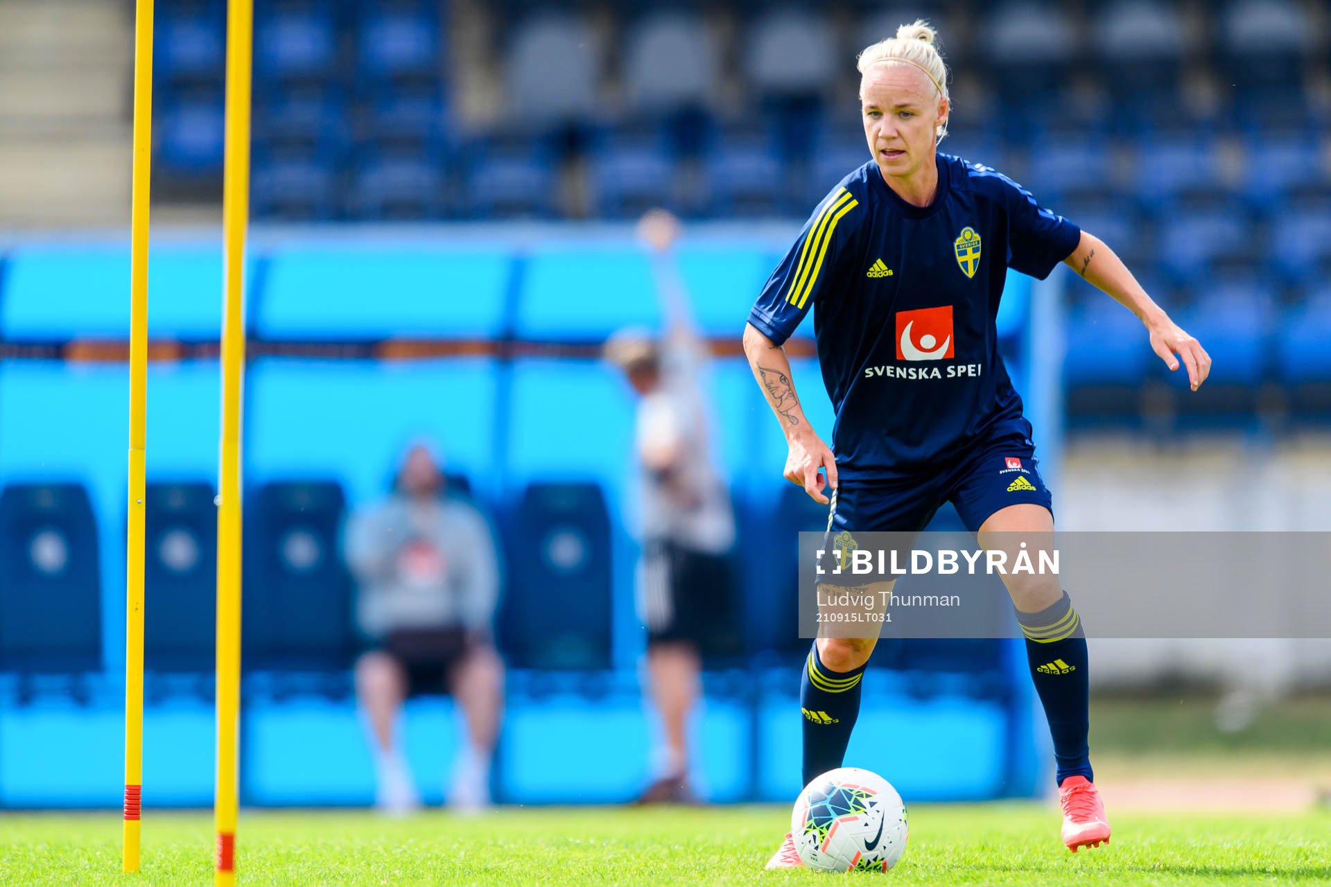 Caroline Seger of the Swedish women's national football team