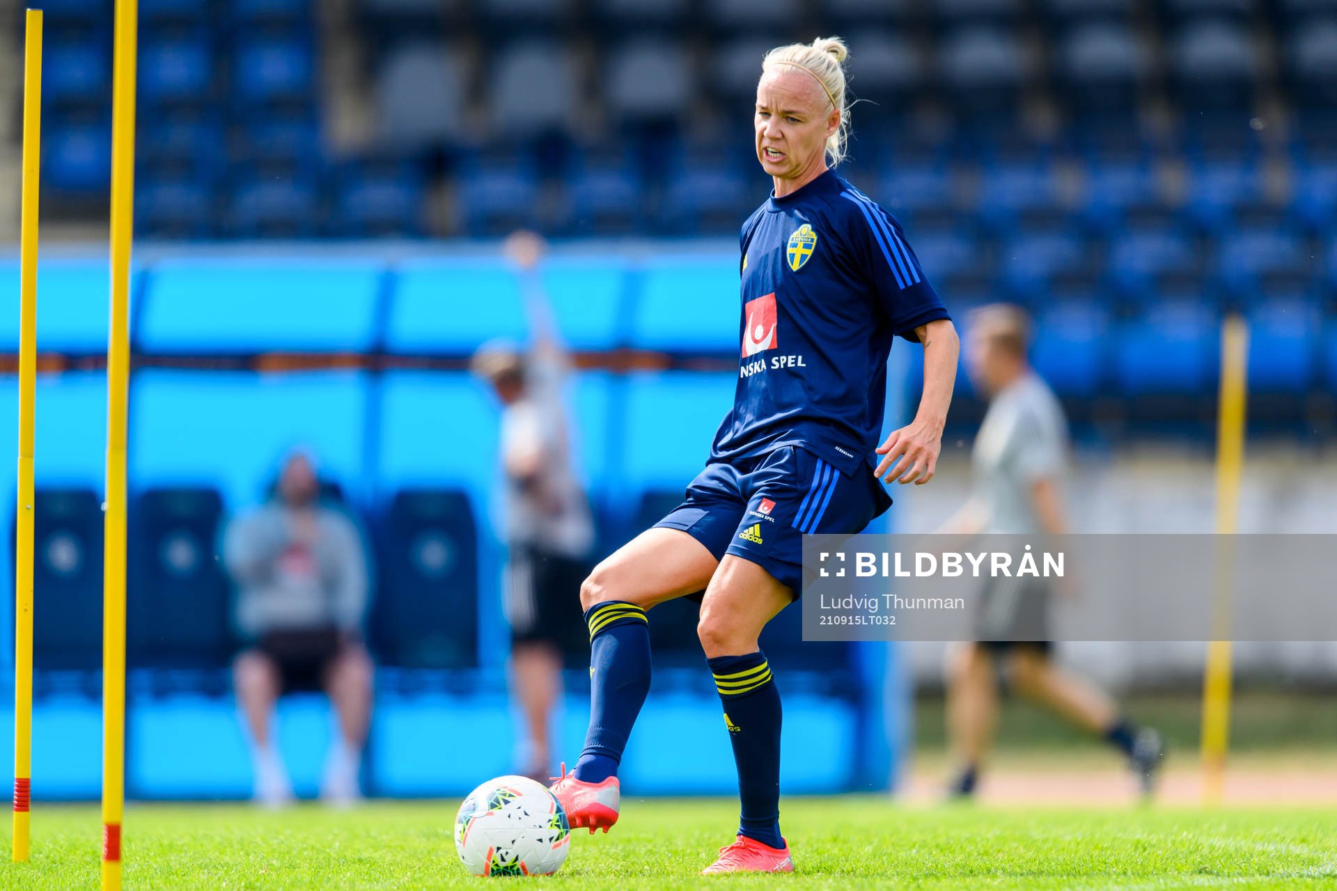 Caroline Seger of the Swedish women's national football team