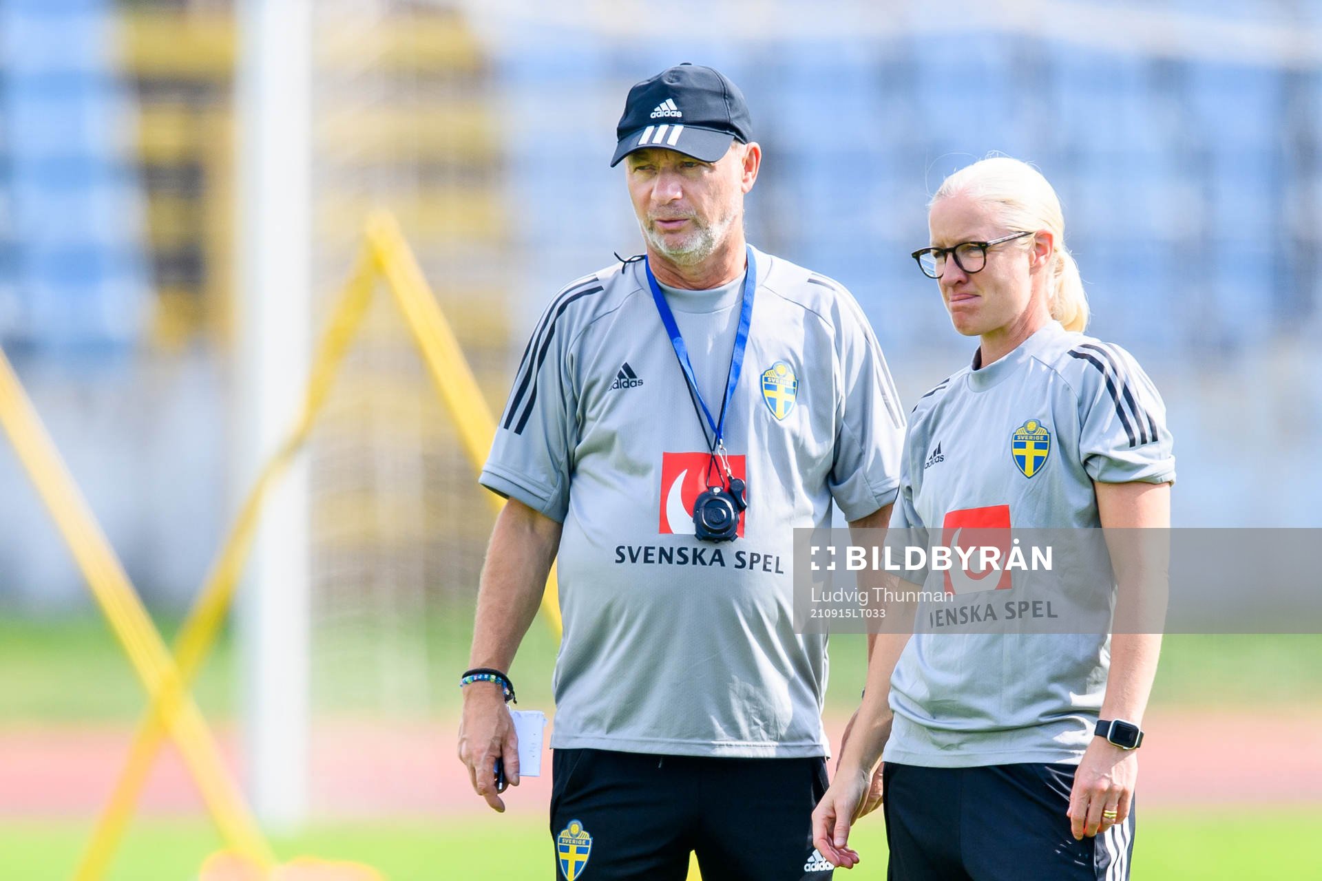 Peter Gerhardsson, head coach and Victoria Sandell,