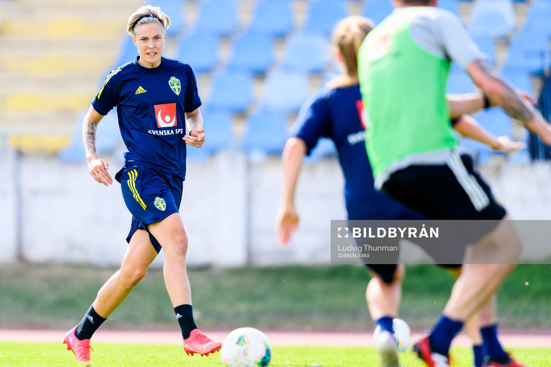 Lina Hurtig of the Swedish women's national football team