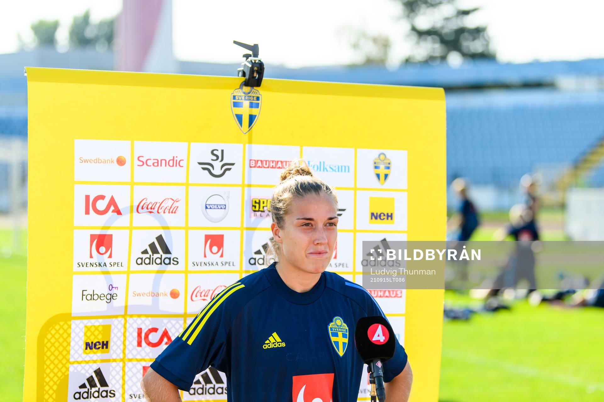 Filippa Angeldahl of the Swedish women's national football
