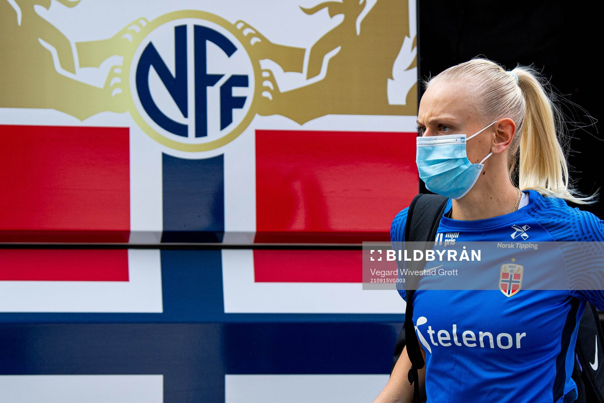 Karina Sævik of the Norwegian women's national football