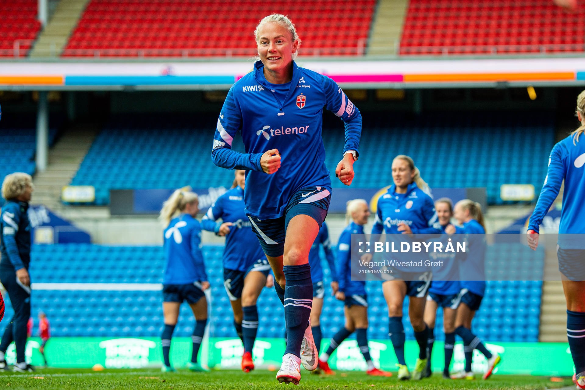 Guro Bergsvand of the Norwegian women's national football